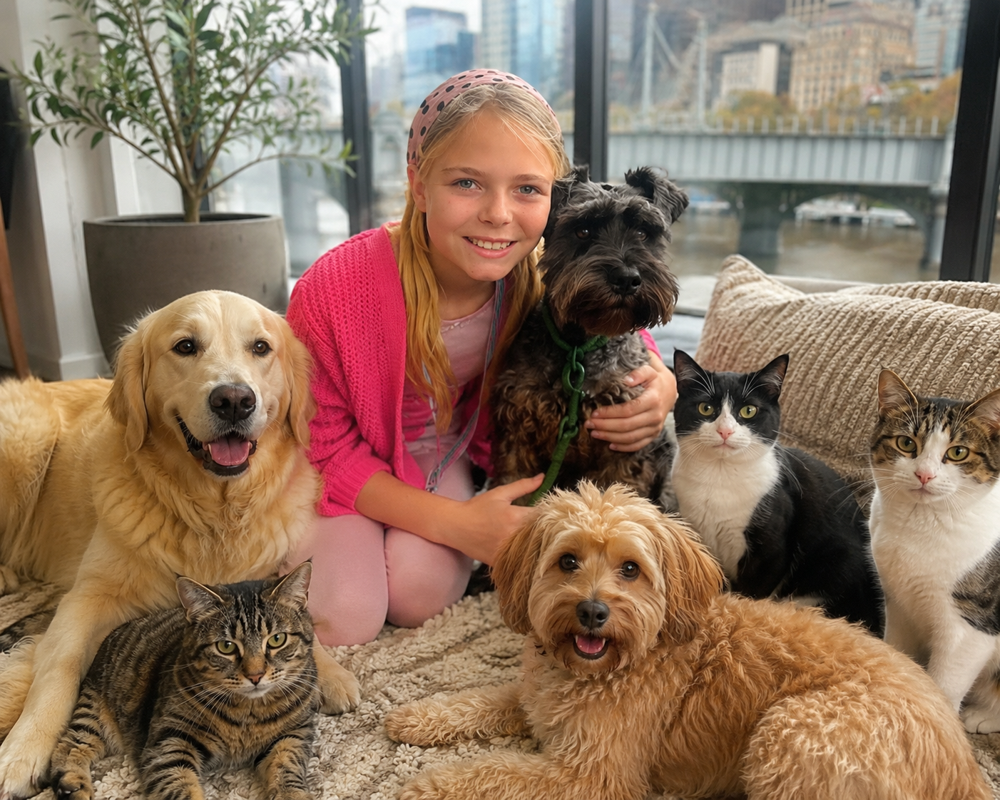 olive and pets